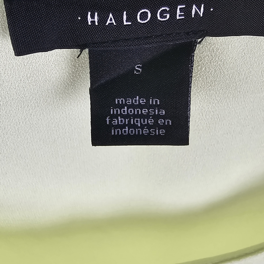 Halogen Yellow Polyester Tank Top Size Small ( 4 - 6 ) NWT - Picture 4 of 12